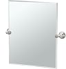 Gatco 4329SM Tiara Small Rectangle Mirror, Chrome