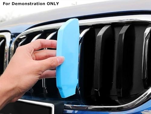 iJDMTOY Exact Fit ///M-Colored Grille Insert Trims Compatible With 2014-2018 BMW F15 X5 and 2015-2016 BMW F16 X6 (Does not fit 2017 X6) Center Kidney Grill - 2