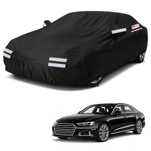 Sedan Car Cover Waterproof All Weather Full Car Covers 196''Lx72''Wx59''H