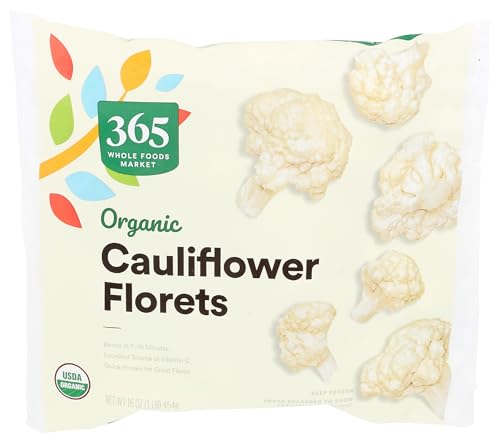 365 by Whole Foods Market, Organic Cauliflower Florets, 16 Ounce