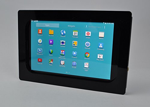 Tabcare Compatible Samsung Galaxy Tab E 7 Lite Security Anti-Theft Kit For Kiosk, Pos, Store, Show Display (Black Wall Mount) #TOP13