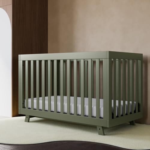 Image of Storkcraft Beckett 3-in-1 Convertible Crib, Olive