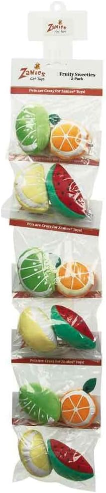 Zanies ZA1185 28 Canist Fruity Sweeties Cat Toy - 28 Piece