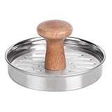 ZYLARUM Prensa para Hamburguesas de Acero Inoxidable 304 |Antiadherente y a Prueba de oxidación para Excelentes Hamburguesas caseras |Herramienta de Cocina para Hamburguesas/Comida
