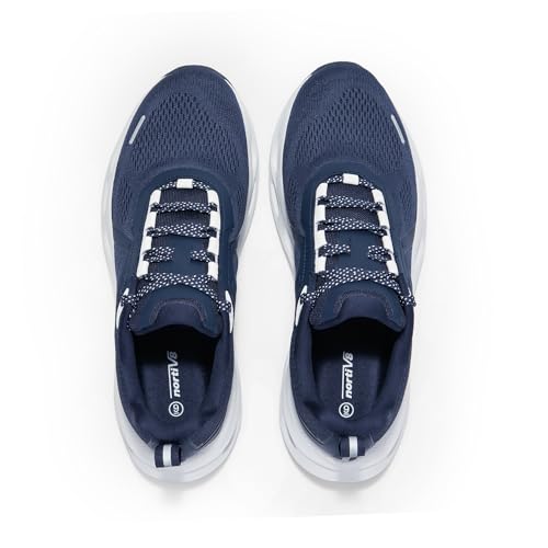 NORTIV 8 Men's Comfortable Walking Shoes MovePropel Athletic Breathable Gym Workout Tennis Jogging Cross Training Non Slip Fashion Running Sneakers,Size 10,Dark Blue,SNWS247M angle 8