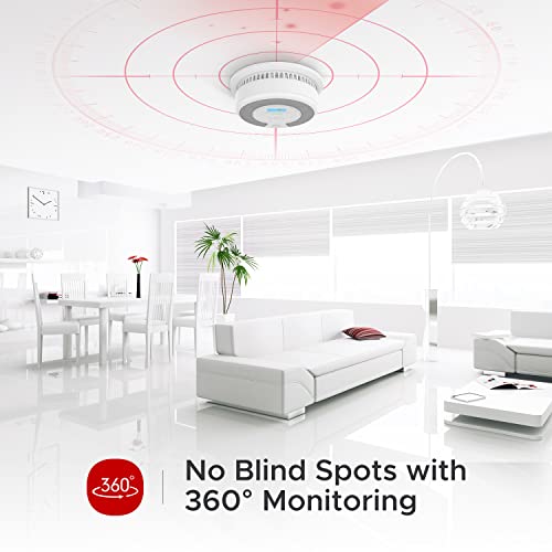 X-Sense 10-Year Battery Combination Smoke Carbon Monoxide Alarm Detector with Large LCD Display, UL 217 & UL 2034 Certified, Standalone Model SC07, 1-Pack by X-Sense - Image 4