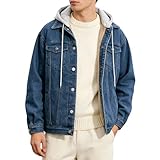 Conçue pour durer, cette veste en jean pour homme est confectionnée dans un mélange de coton de haute qualité. Lavable en machine, elle est conçue pour conserver sa forme et sa couleur au fil du temps, ce qui en fait un indispensable de la garde-robe masculine.
