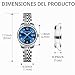 Imagen de Taxau Reloj de pulsera para mujer, esfera pequeña