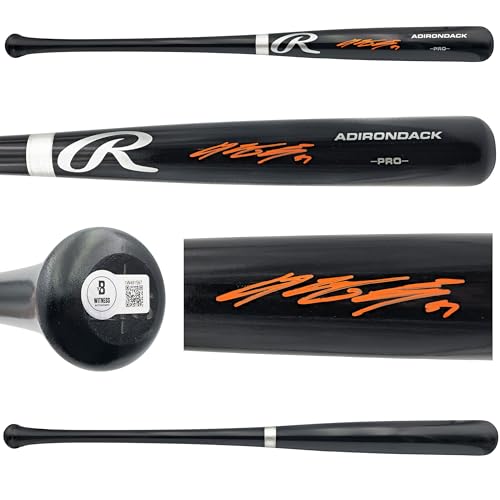 Jung Hoo Lee Autographed Black Rawlings Adirondack Baseball Bat Giants Beckett BAS Witness Stock #227309