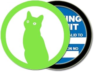 JasonCarlMorgan Cat MOT - Soporte para permiso de disco fiscal para licencia, color verde manzana