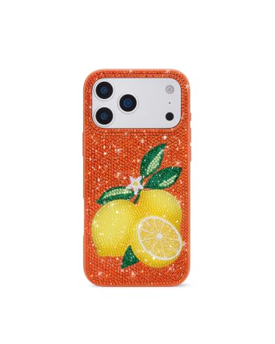 Image of JW PEI Lemon Artificial Crystal Phone Case - Orange