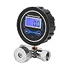 Pneumatische Luchtmeter, 1/4 “Interface Digitale Luchtdrukregelaar Set en lees de Gegevens Compact Pneumatisch voor 100% gloednieuw voor Regelbare Luchtstroom