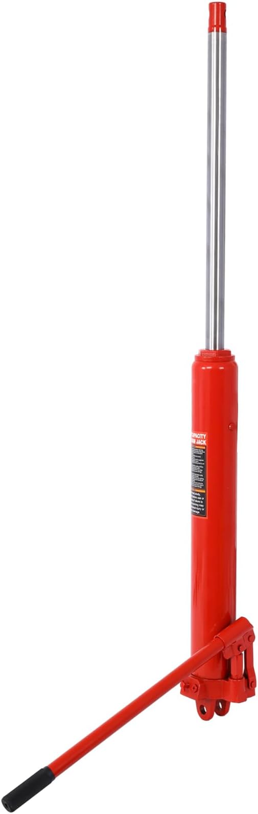 8 Ton Hydraulic Long Ram Jack with Single Piston Pump and Clevis Base, Engine Hoist Cylinder Hydraulic Ram Cylinder for Engine Lift Hoists, Hydraulic Garage/Shop Cranes, Mechanical, Farm