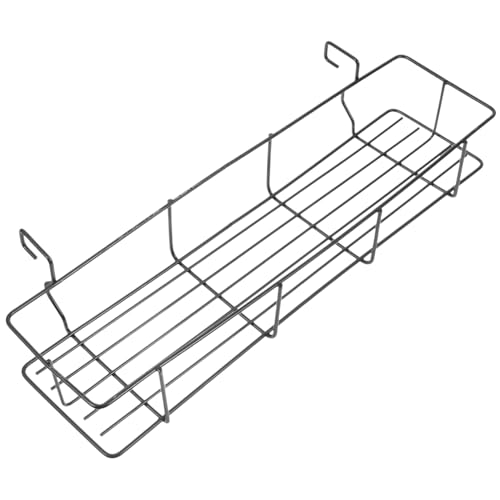 BESPORTBLE Grill Baskets for Bbq Hanging Seasoning Shelf Steel Storage Basket Hooks Random Color