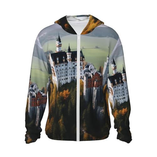 Protection solaire UPF 50+ homme avec cette veste légère zippée Neuschwanstein