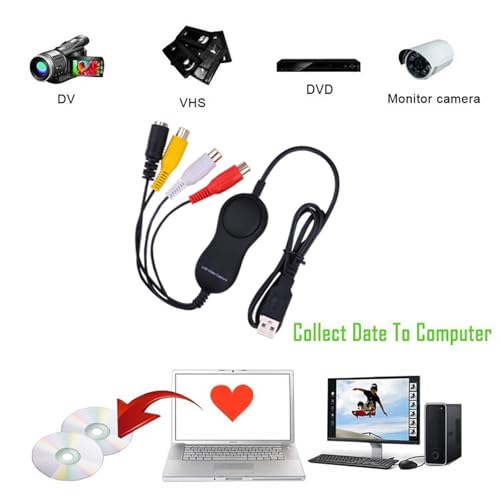 Tarjeta de captura de video Plug and Play para conectar magnetoscopios antiguos 2