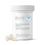 Pure Therapro Rx Power Probiotic 100B | 30 Acid Resistant Capsules - 1 Month Supply | 4 Proven Strains 100 Billion CFU | Flora Balance & Digestion | NO Refrigeration Required | Non-GMO | Zero Fillers