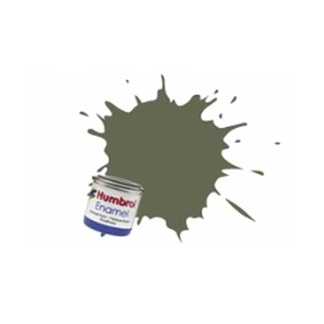 New Humbrol Enamel Paint 14Ml No 86 Olive - Matt Light Uaa0953