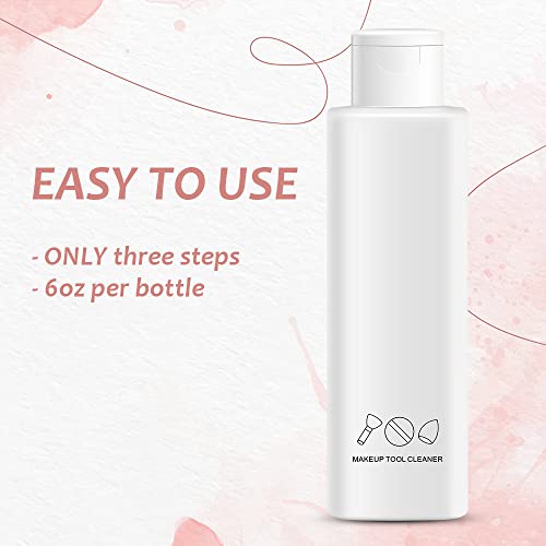 Liquid Makeup Brush Cleaner, Professional Brush Cleanser For Cleaning Makeup Sponges, Brushes & Applicators, 180Ml #TOP4