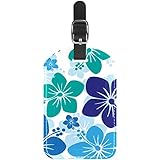  Le sac de voyage en cuir d\'unité centrale marque les étiquettes de valise fleur de conception personnalisée