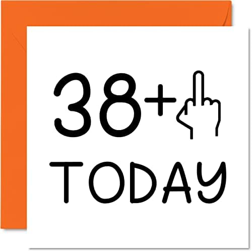 21st Birthday Card Funny for Women - Novelty Middle Finger - Rude Birthday Cards for Men, 145mm x 145mm Birthday Greeting Cards, Joke Banter Cards for Daughter Step Son Sister Brother Auntie Uncle