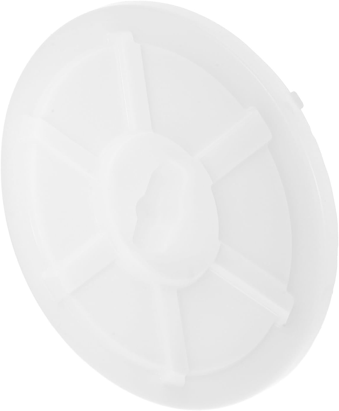 Ciieeo Thickened White 45l Trash Can Lid Replacement Cover, Outdoor Garbage Bin Accessory with Water Storage Function, Sturdy Trash Can Sanitation Lid for Garden and Sanitation Use