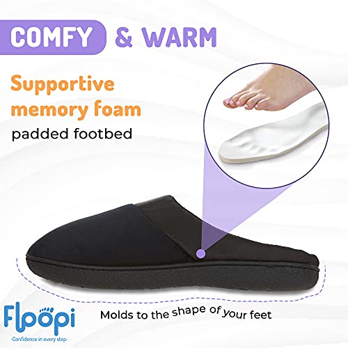 Floopi House Slippers For Women (L, Black-368) #TOP2