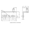 Wood Door Pivot Hinge in Black - 10 Pack