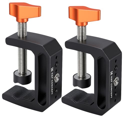 Image of K&F CONCEPT Desk C-Clamp Mount, Aluminum Desk Mount Holder