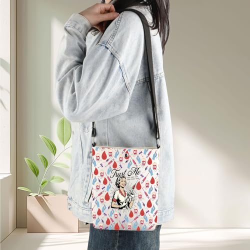 JNIAP Phlebotomist Crossbody Bag Phlebotomy Gifts Phlebotomy Nurse Gift Phlebotomy Technician Shoulder Bag 5