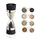 Macinapepe 2 in 1 Macina Pepe Macinapepe Manuale, 1 Pezzi Macina Sale e Pepe Clessidra Con Nucleo Di Macinazione In Ceramica Regolabile Per Sale Pepe Spezie Peperoncino