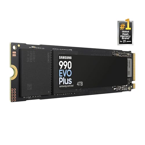 Samsung 990 EVO Plus SSD 4TB, PCIe Gen 4x4 | Gen 5x2 M.2, Speeds Up-to 7,250 MB/s, Upgrade Storage for PC/Laptops, HMB Technology and Intelligent Turbowrite 2.0, (MZ-V9S4T0B/AM) by Samsung - Image 2