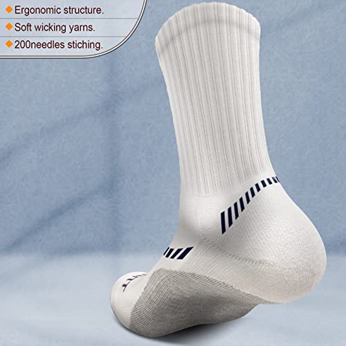 Bulliant Compression Socks For Men 6 Pairs, Sports Running Athletic Socks For Men Full Cushioned Sole #TOP1