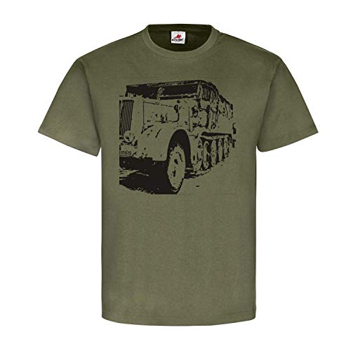 Véhicule semi-chaîne militaire WH miniature avec chaînes de véhicule africaine vert #23018