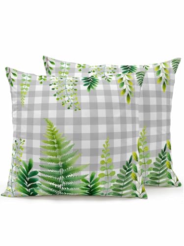 Atuitaisyou ������ �t���� �N���~�̖� �O���[�̃`�F�b�N�� �l�p�� �w���� �s���[ ����� �􂦂� ���ɑ΍� ���z�c �h�� �ӂ�ӂ� �N�b�V���� �\�t�@ �������� �C���e���A �ƒ�p �Ɩ��p 45×45cm 2���Z�b�g