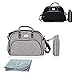 Lorelli Viola torba do przewijania, w zestawie z termoboxem, półkami, nakładką do przewijania i paskiem na ramię, szara