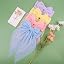 Chiffon Clips- Pink, Blue, Purple, Yellow