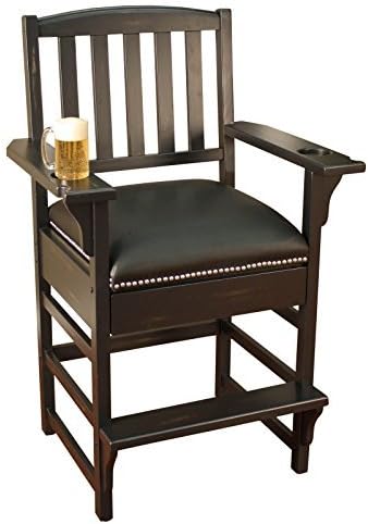 American Heritage Billiards King Billiard - Game Room Chair , Brown