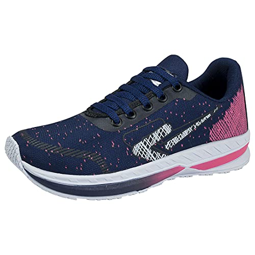 Tênis Feminino Masculino Esportivo Academia Confortável Leve Casual Eleganteria Tamanho:37;Cor:Azul