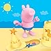 Peppa Pig Siblings Beach Day Playset with 3 Figures and 5 Accessories, Includes Baby Evie, Preschool Toys for Girls and Boys 3 and Up