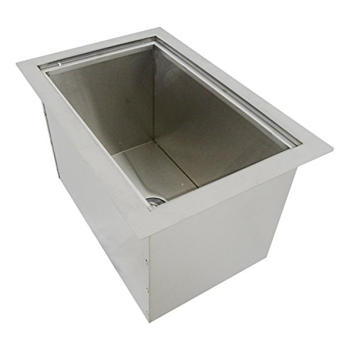 image for SUNSTONE B-IC14 Over/Under Height Single Basin Insulated Wall Ice Ches