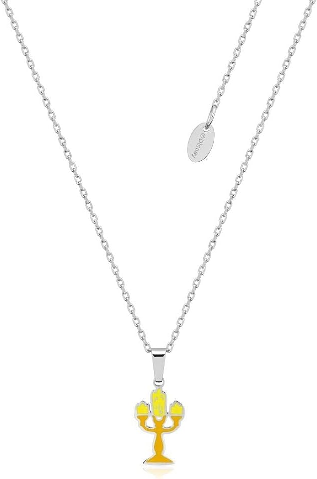 DisneyCouture Kingdom Essential Beauty & The Beast Lumiere Necklace