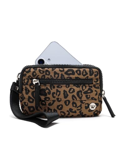 Image of WESTBRONCO Wristlet Wallets for Women - RFID Blocking Quilted Nylon Phone Wallet, Card Holder Purse for Travel & Everyday Use
