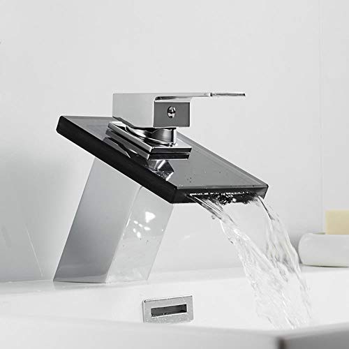 Stylish Glass Waterfall Kitchen Faucet – LB3567
