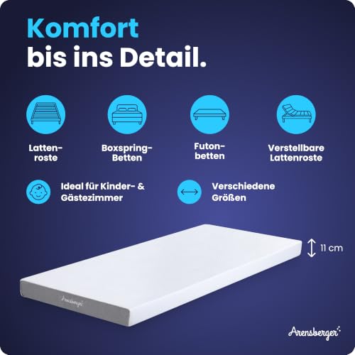 Arensberger LINA Gelschaummatratze 100x200cm H3 11cm Nanocell Gel-Schaum – Ansicht 2