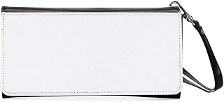 Sublimation Heat Transfer Wallet Blank, Fashion Clutch Wallets, Large Capacity Secure Buckle Leather Clutch Wallet, Wristlet Bag, DIY Craft Long Purse for Man Woman Father's Day Gift