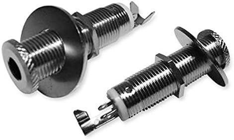 6.35mm 1/4" Jack Mono Chassis Panel Mount Guitar Input Socket Connector