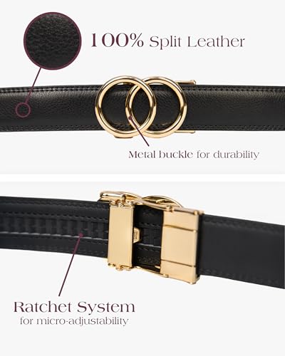 Bella Belt - Ratchet Belt for Women - Womens Belts for Jeans - Fashion Belt for Women - Leather Belt for Dresses2