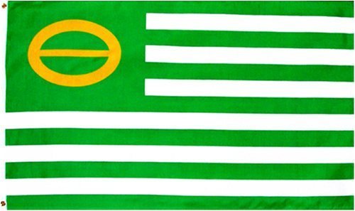 NEW 3X5 GREEN ECOLOGY FLAG PEACE 3 X 5 3ft x 5ft Banner