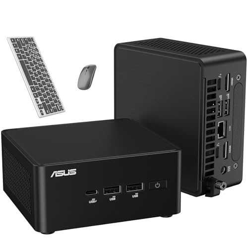 Image of ASUS NUC 14 Pro Mini Desktop Computer, Intel Ultra 7 155H (16C /22T, Up to 4.8GHz), 64GB DDR5 RAM, 2TB PCIe SSD, Win 11 Pro Mini PC with Intel Arc GPU, Type-C, WiFi 6E, Thunderbolt 4, VESA Mount